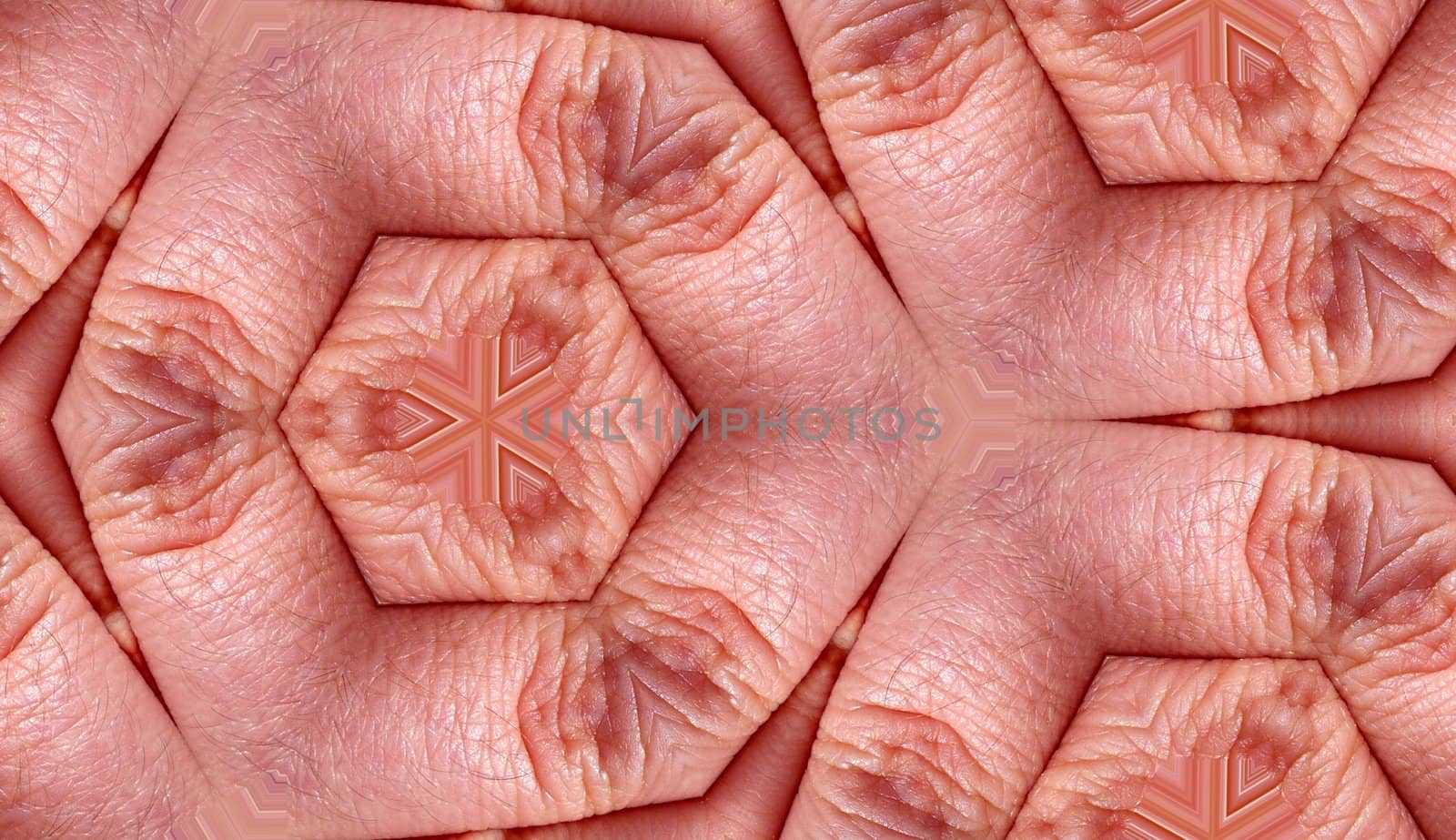 A texture pattern background made out of a close up of finger skin.