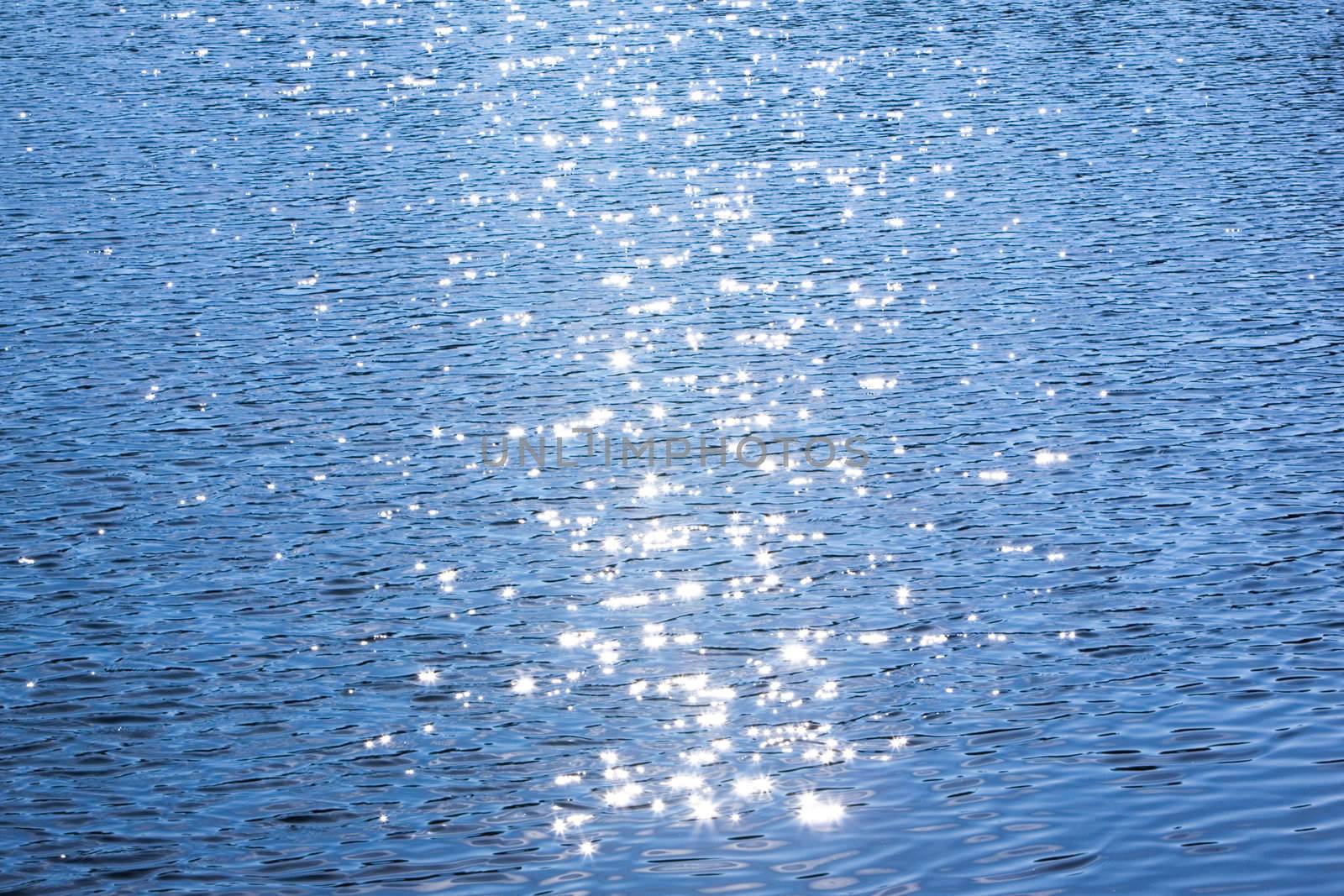 A background texture image of water rippling on a slightly breezy day.