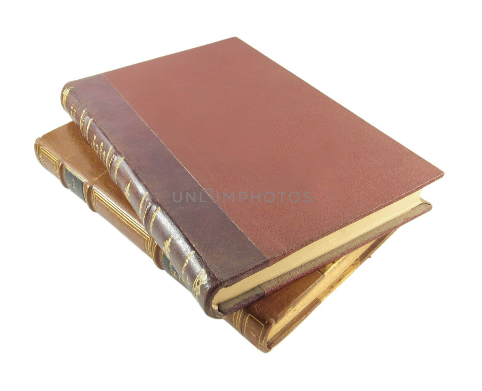 image of some ancient books on a white background