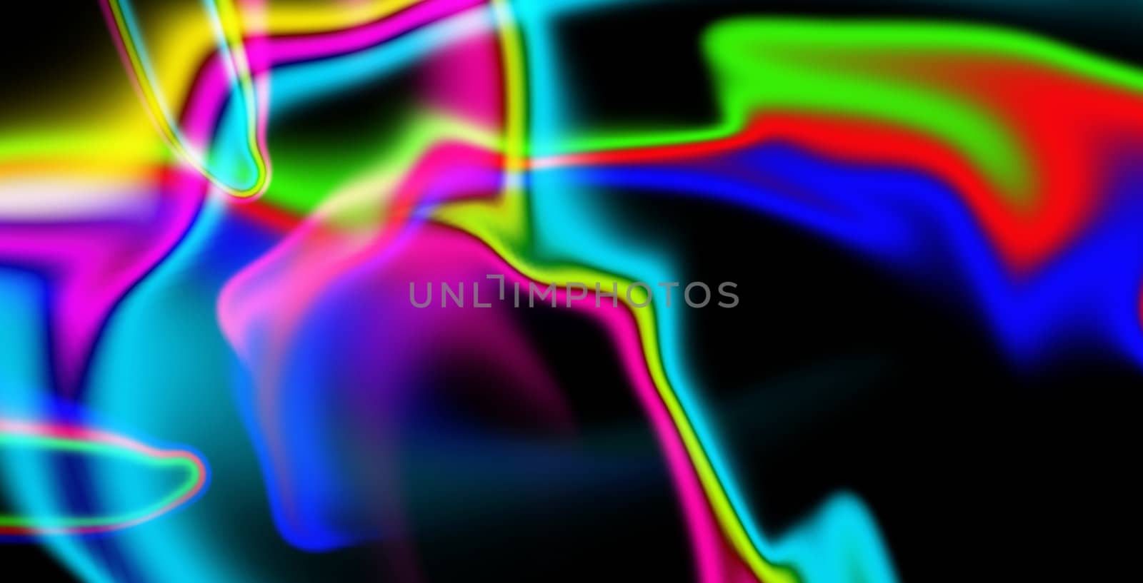 A abstract colour background made out of wispy colours.