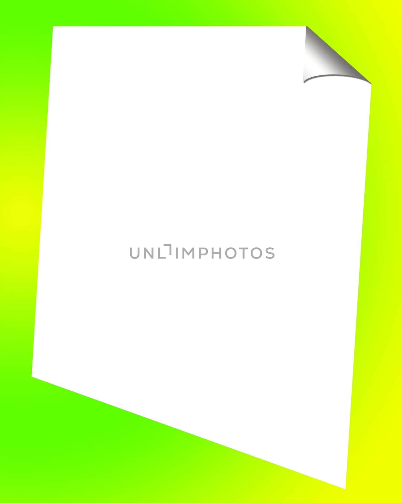 A blank customisable area in which you can put in you own information.