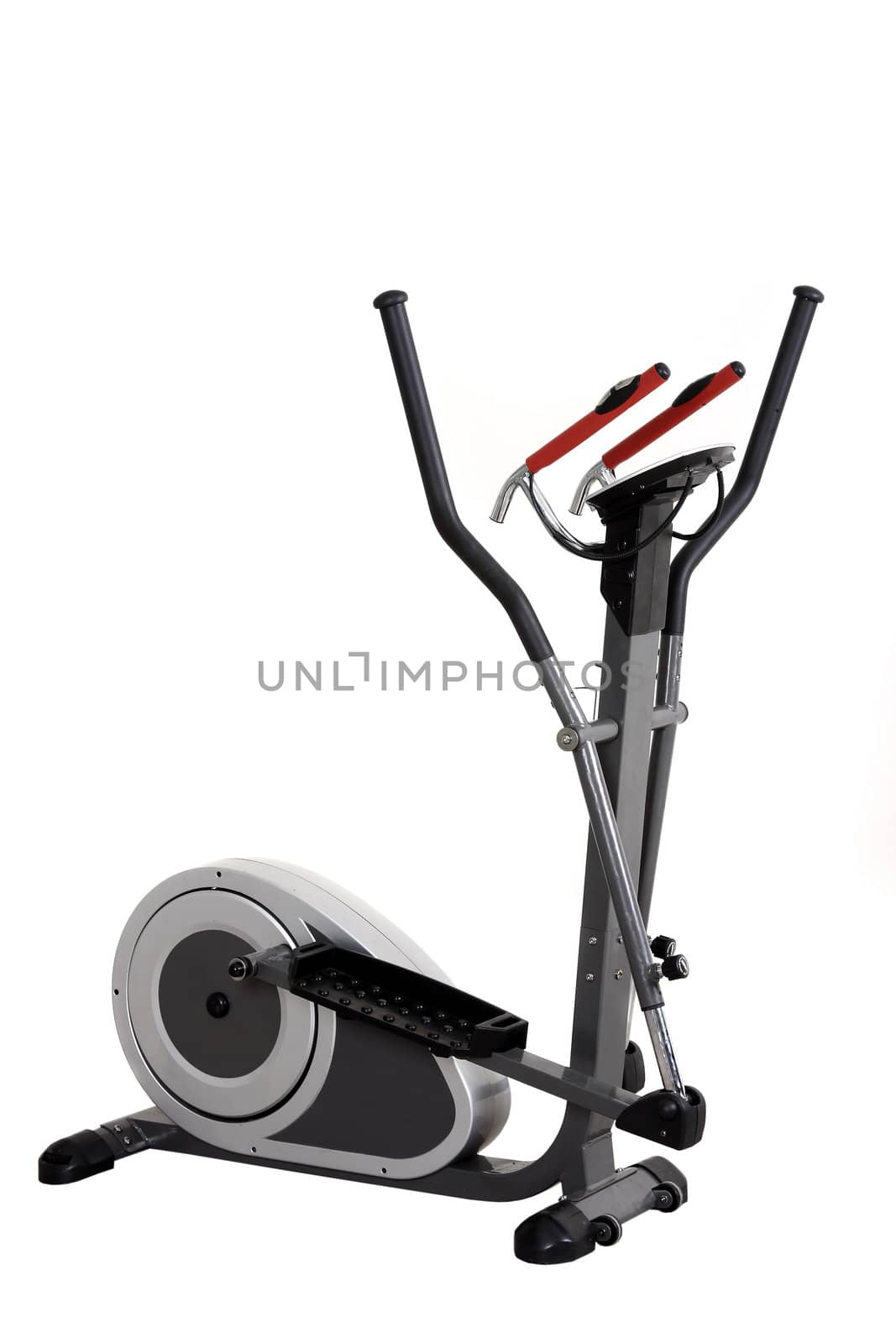 Sports training apparatus on a white background