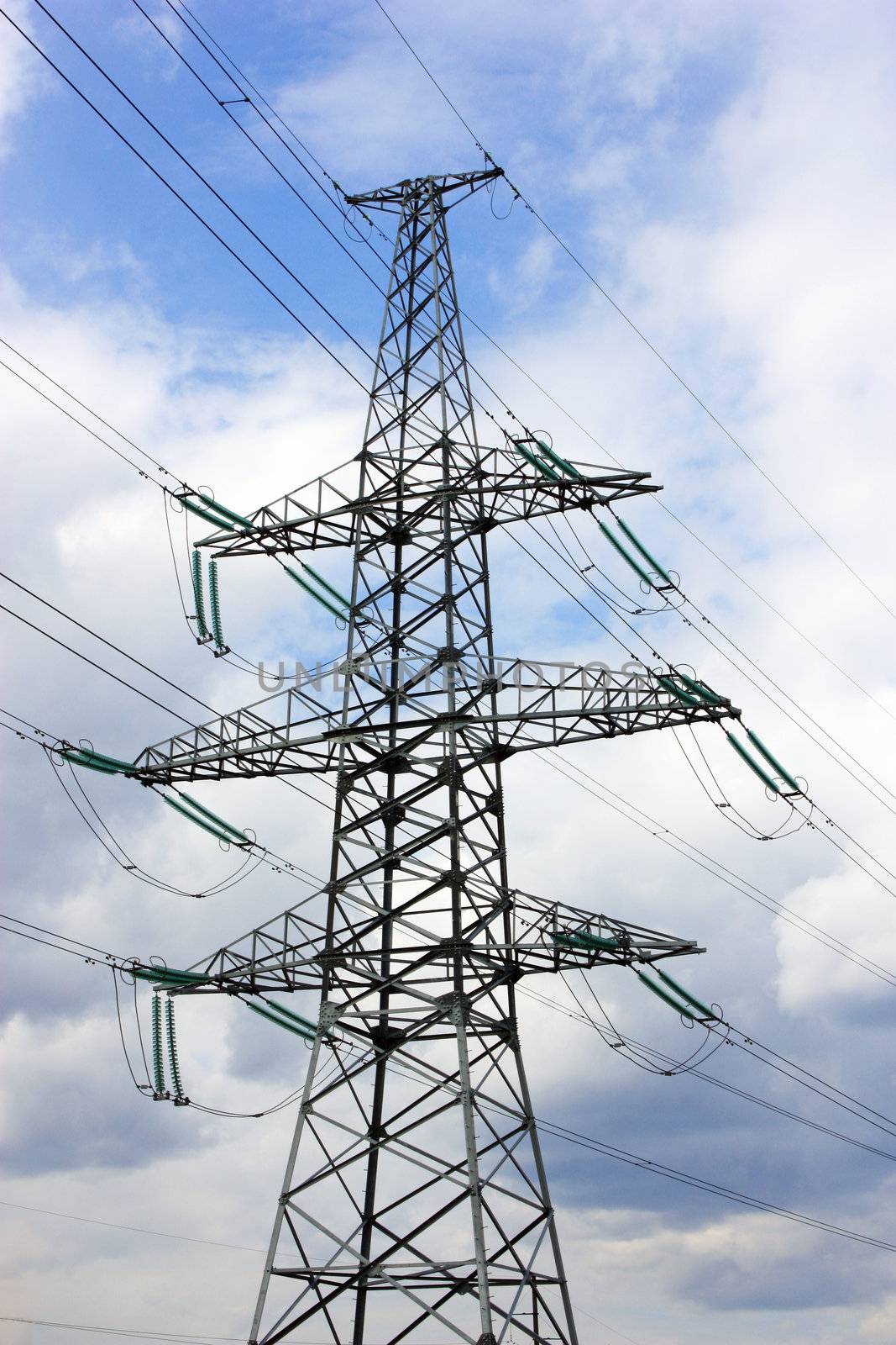 Overhead power lines by Lyudmila