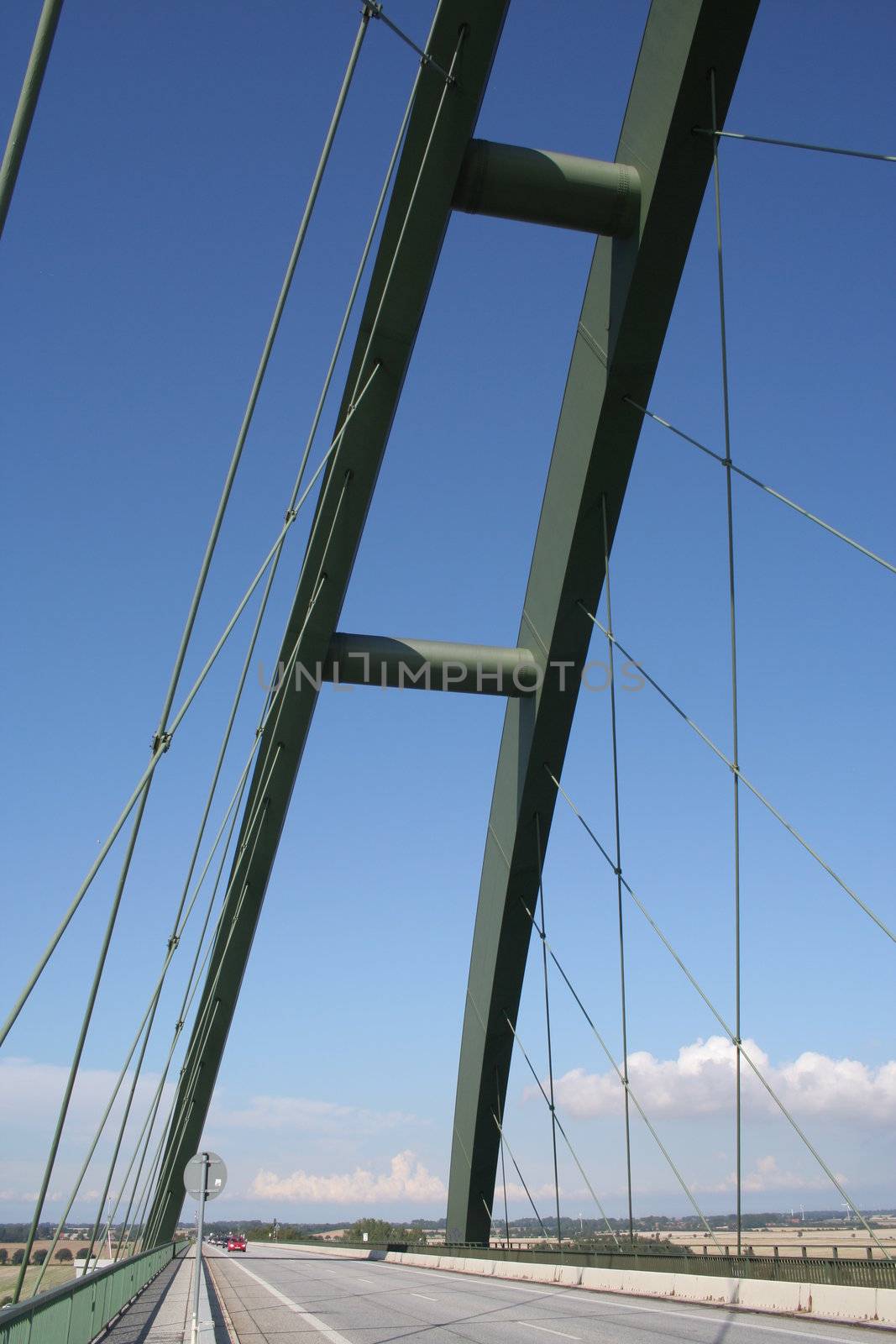 Detail of the Fehmarn Sund Bridge by bernjuer