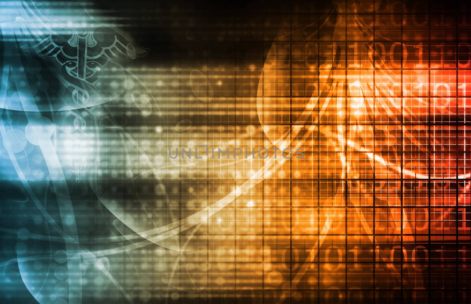 Futuristic Abstract as a Technology Background Art