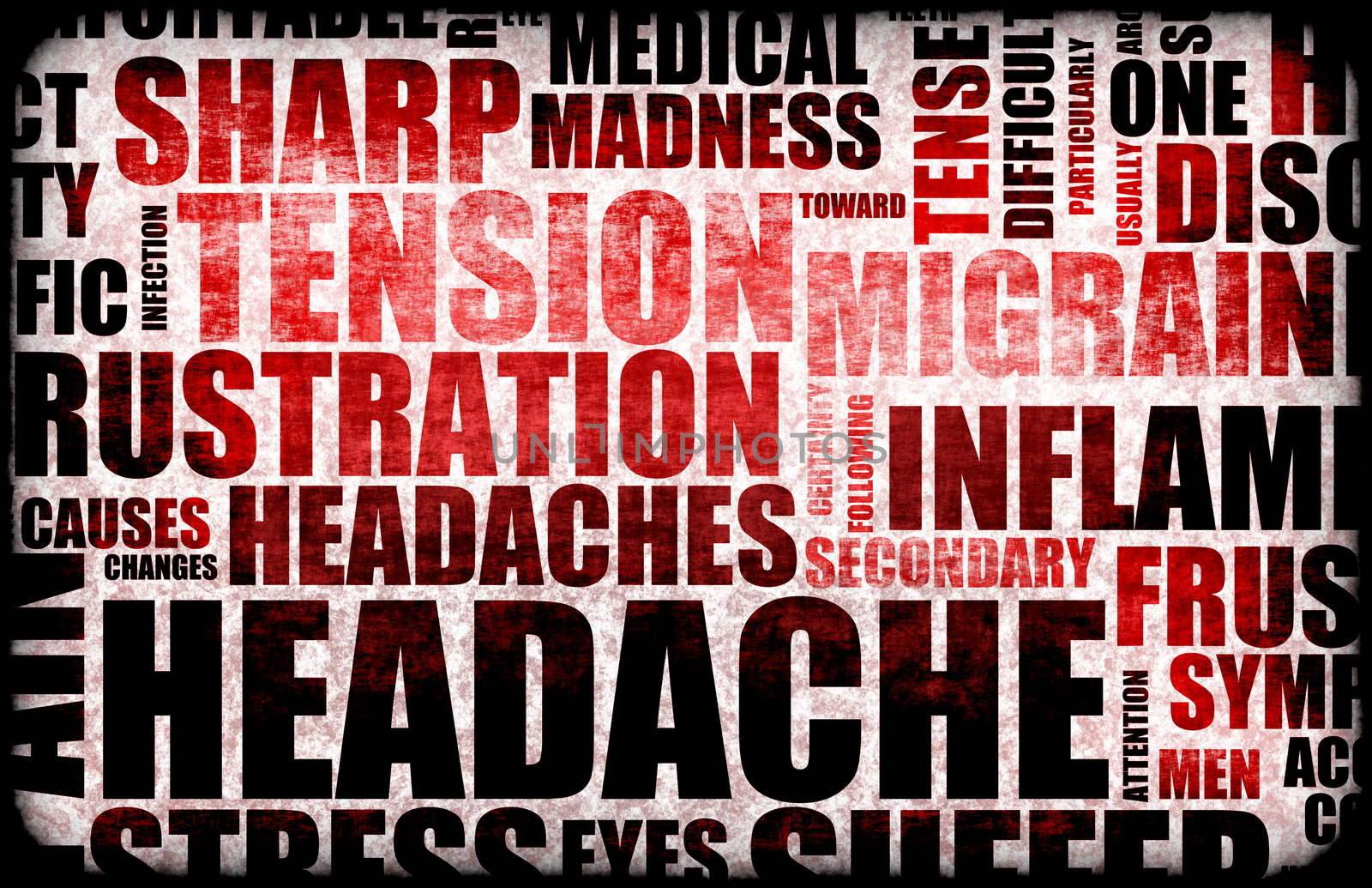 Severe Headache Medical Condition as a Background