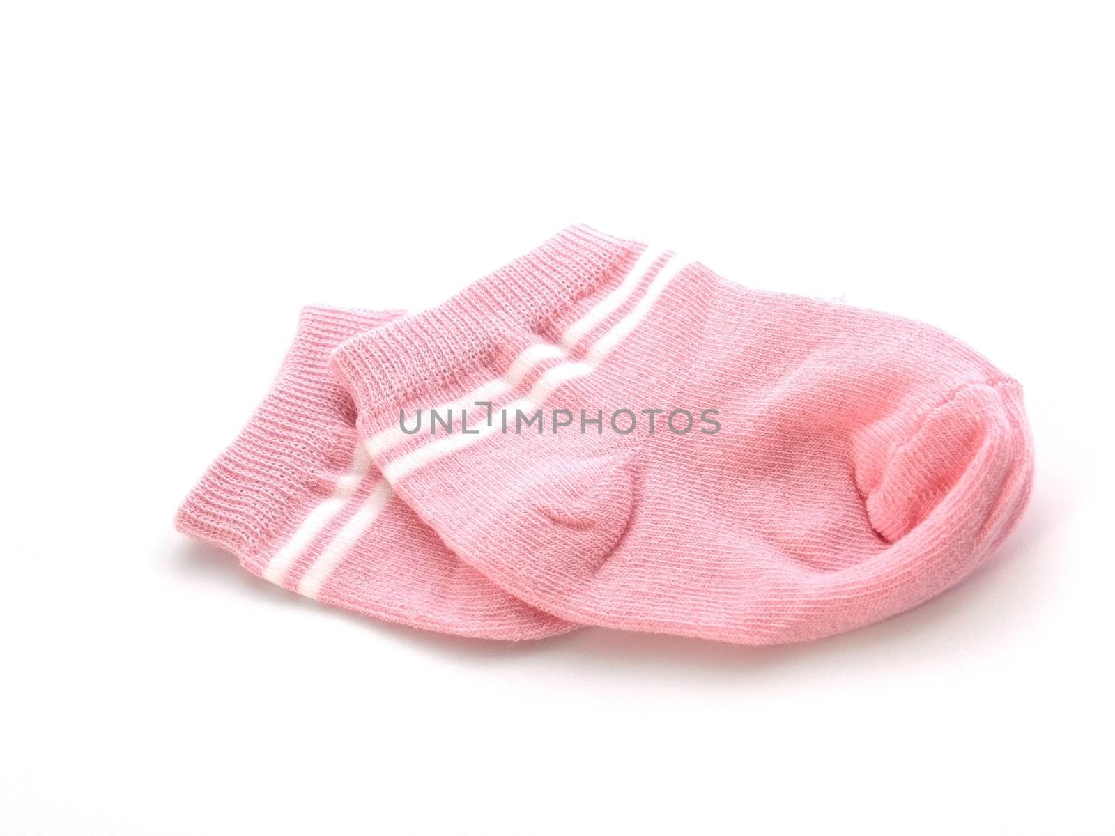 pink socks by iwka