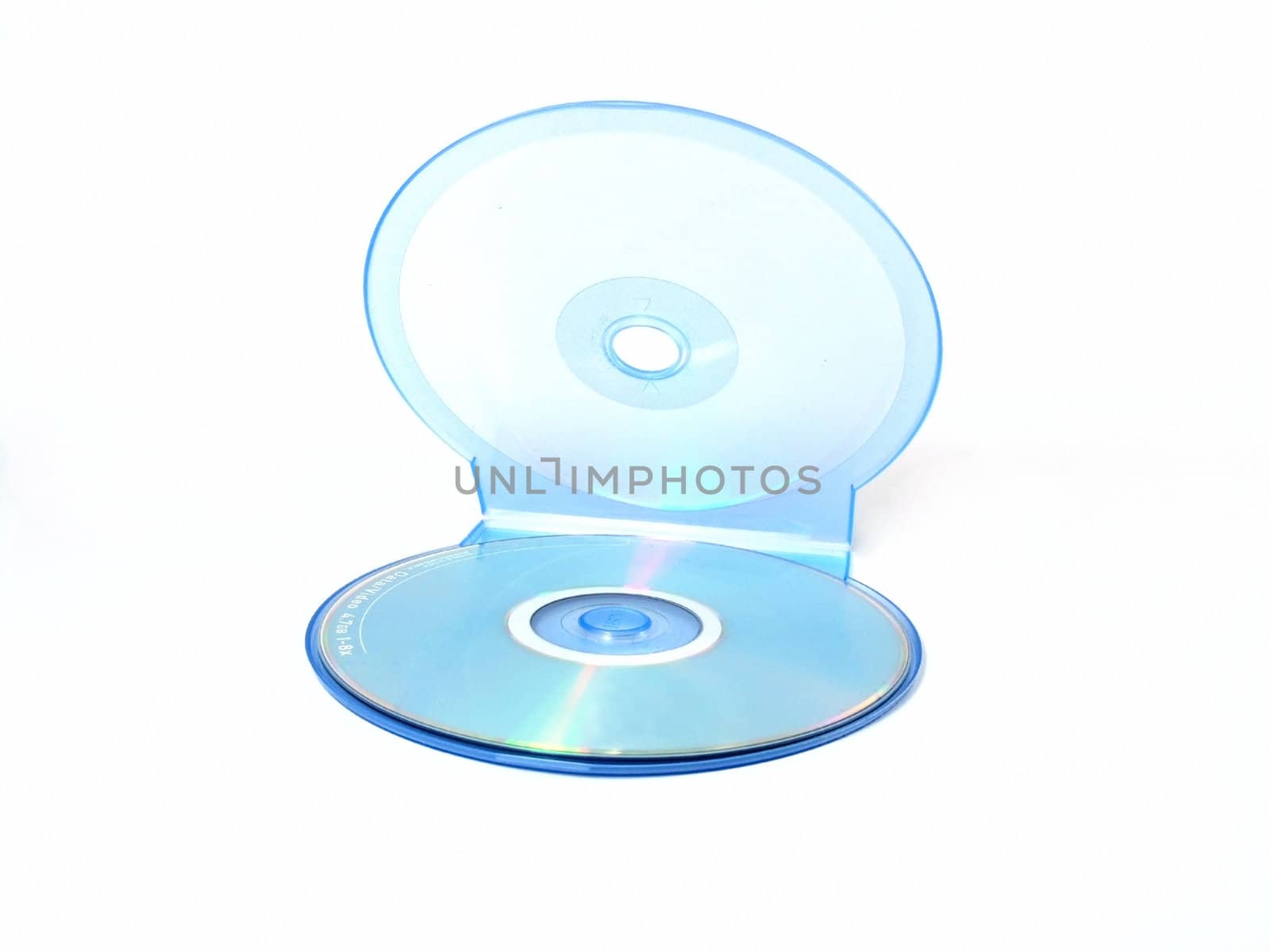 DVD isolated on white with