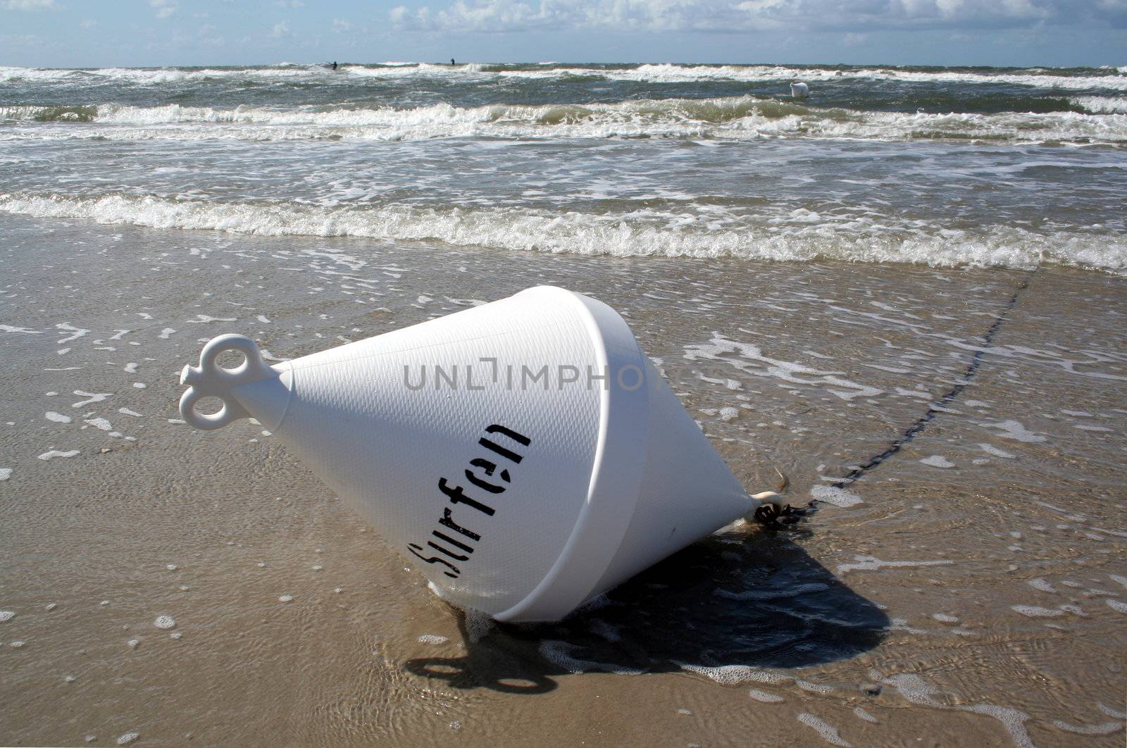 buoy on a beach by bernjuer