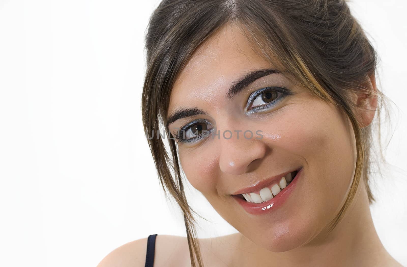 Beautiful woman smiling by Iko