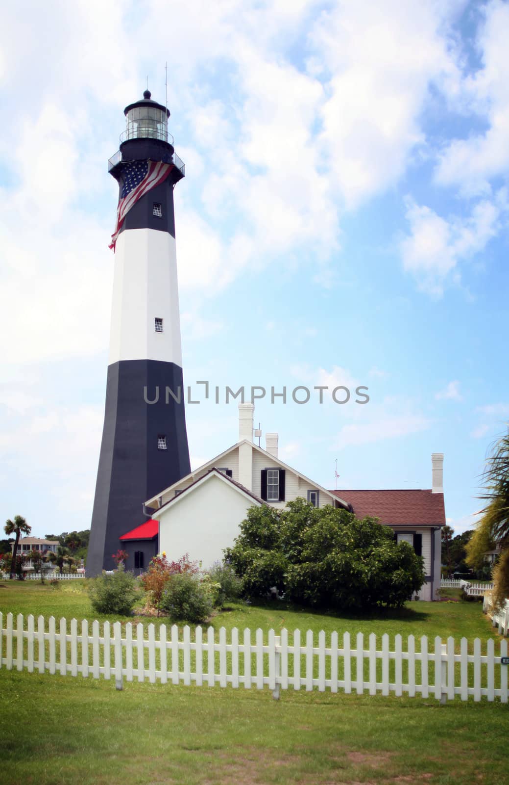 the Tybee Island Lighthouse located in Georgia