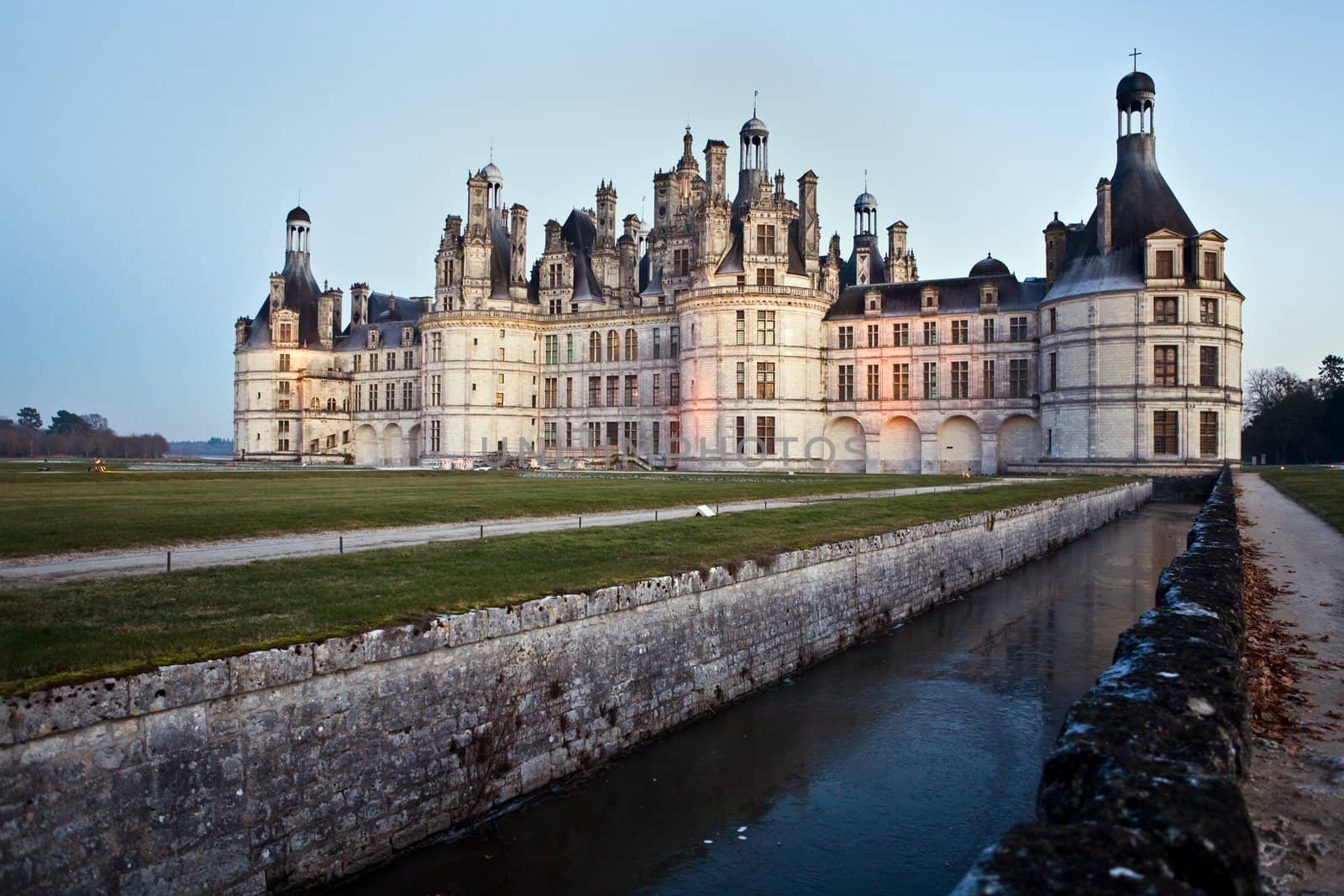 The picture is made in Castle Chambord during travel across France