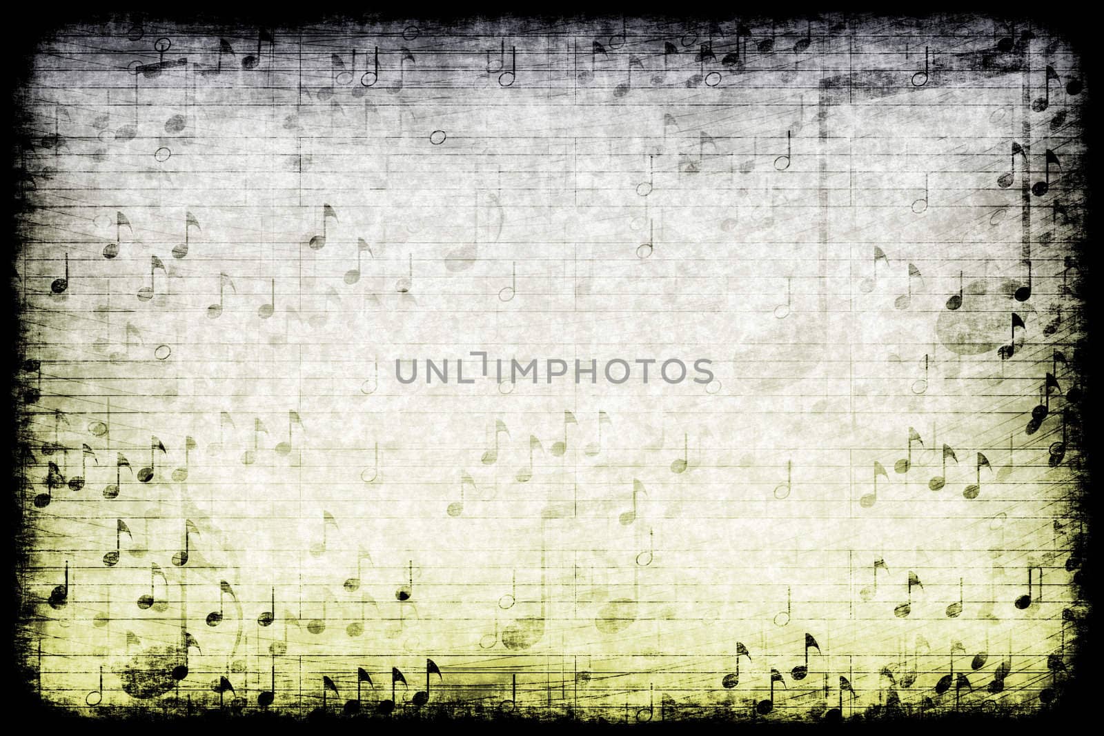 A Music Themed Abstract Grunge Background Texture