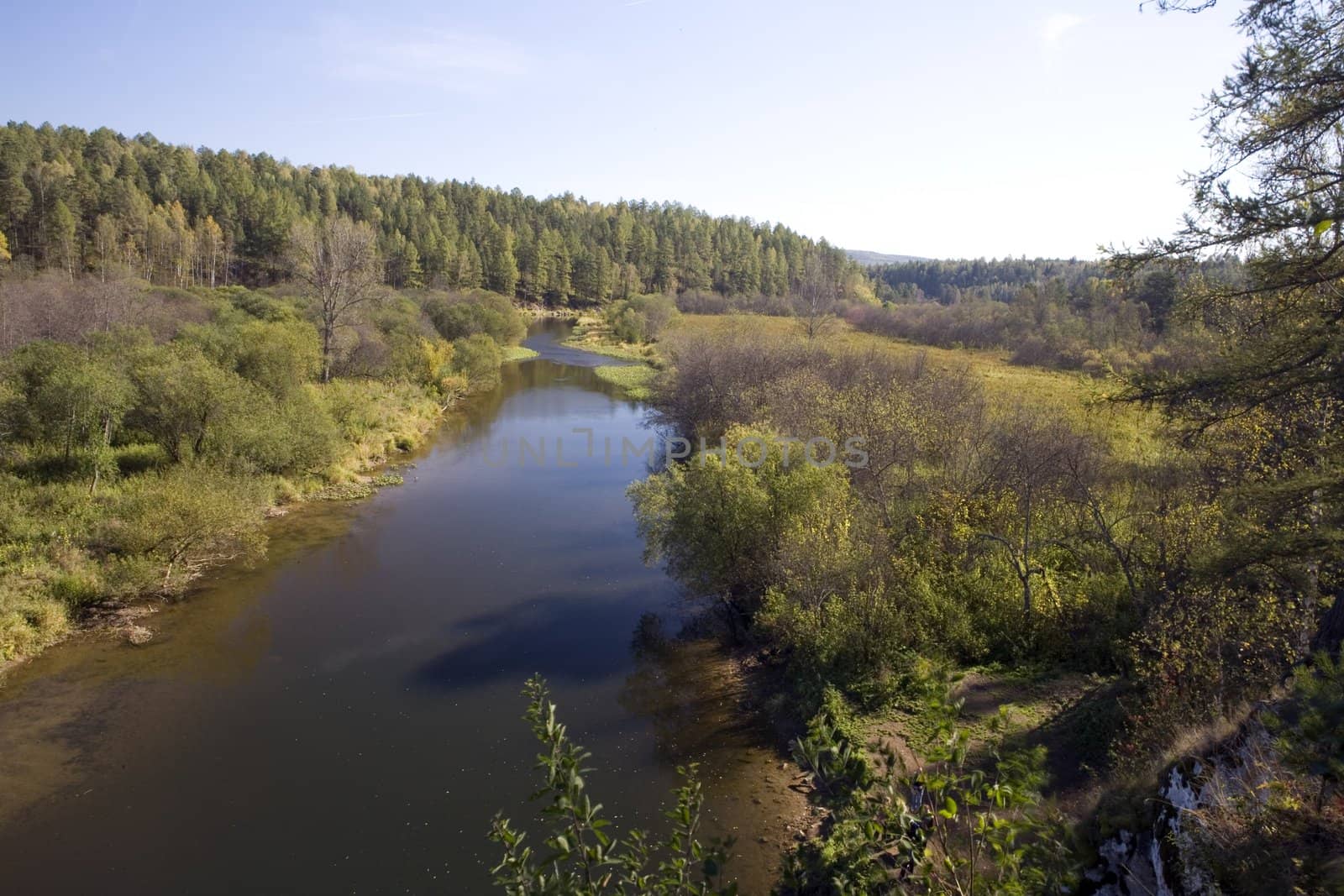 National reserve  Deer Streams The river Serga 3