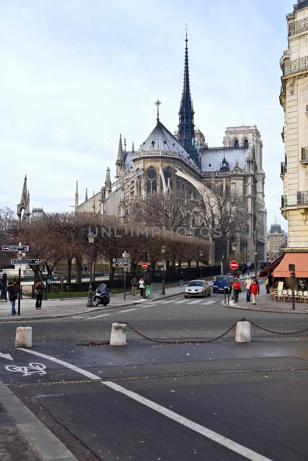 The photo is made in a christmas vacation in Paris