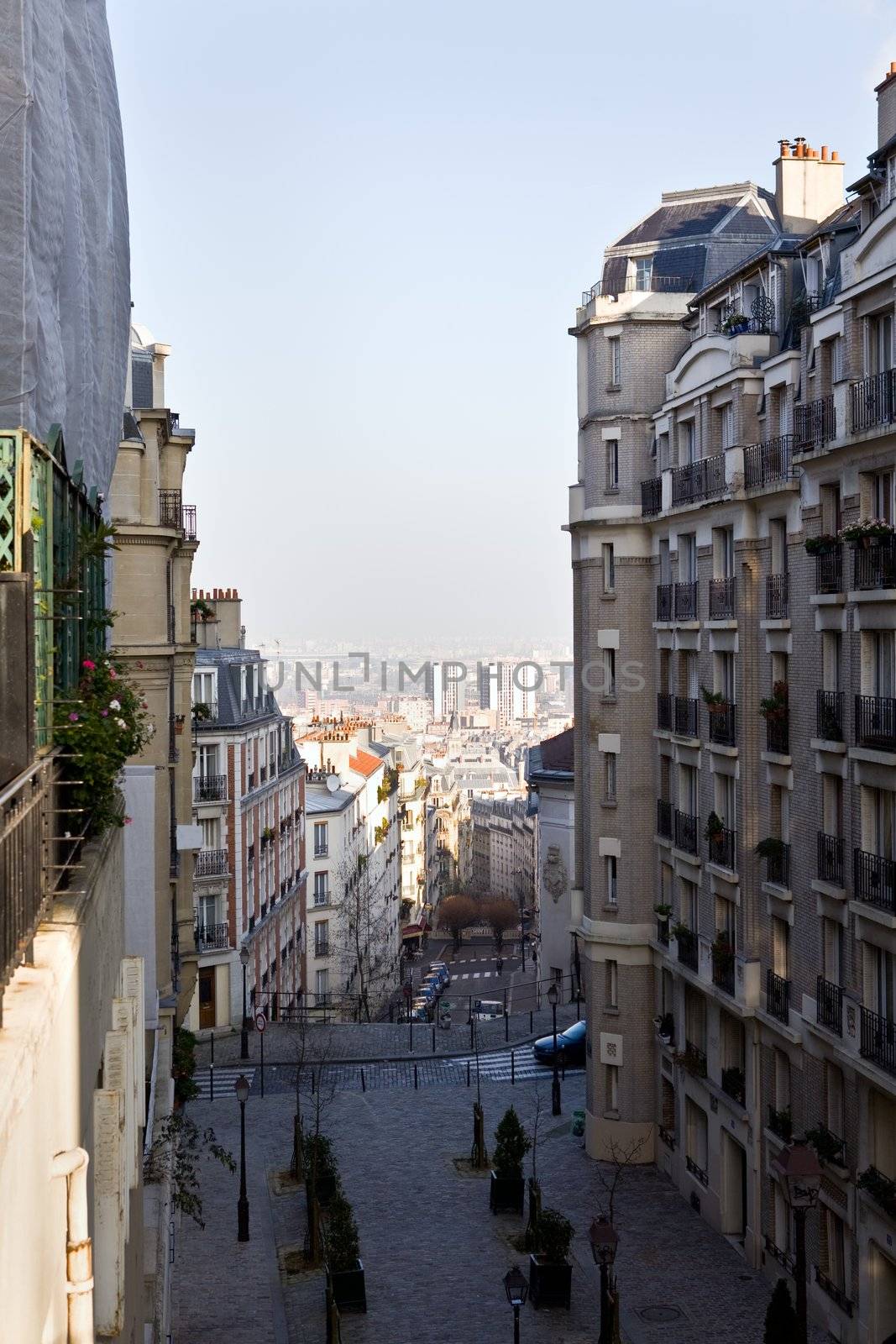 The picture is made during walk on a hill Montmartre