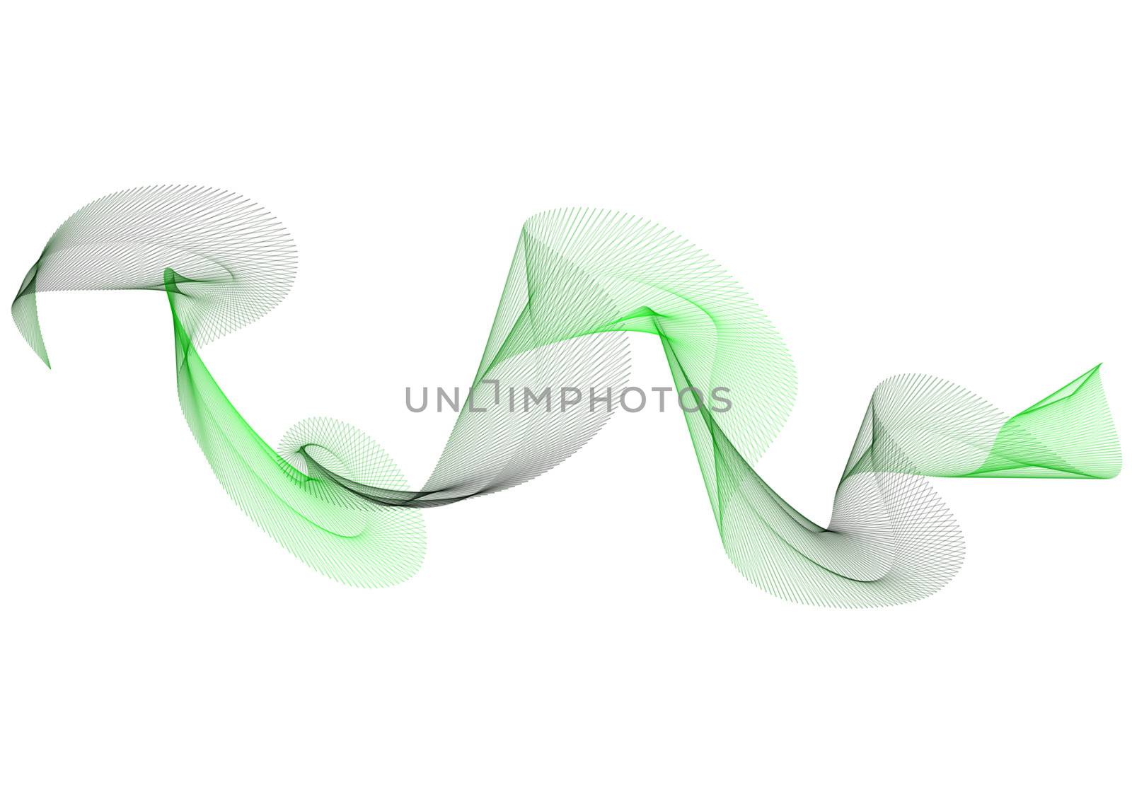 Abstract Lines & Waves Background Design by Trusty