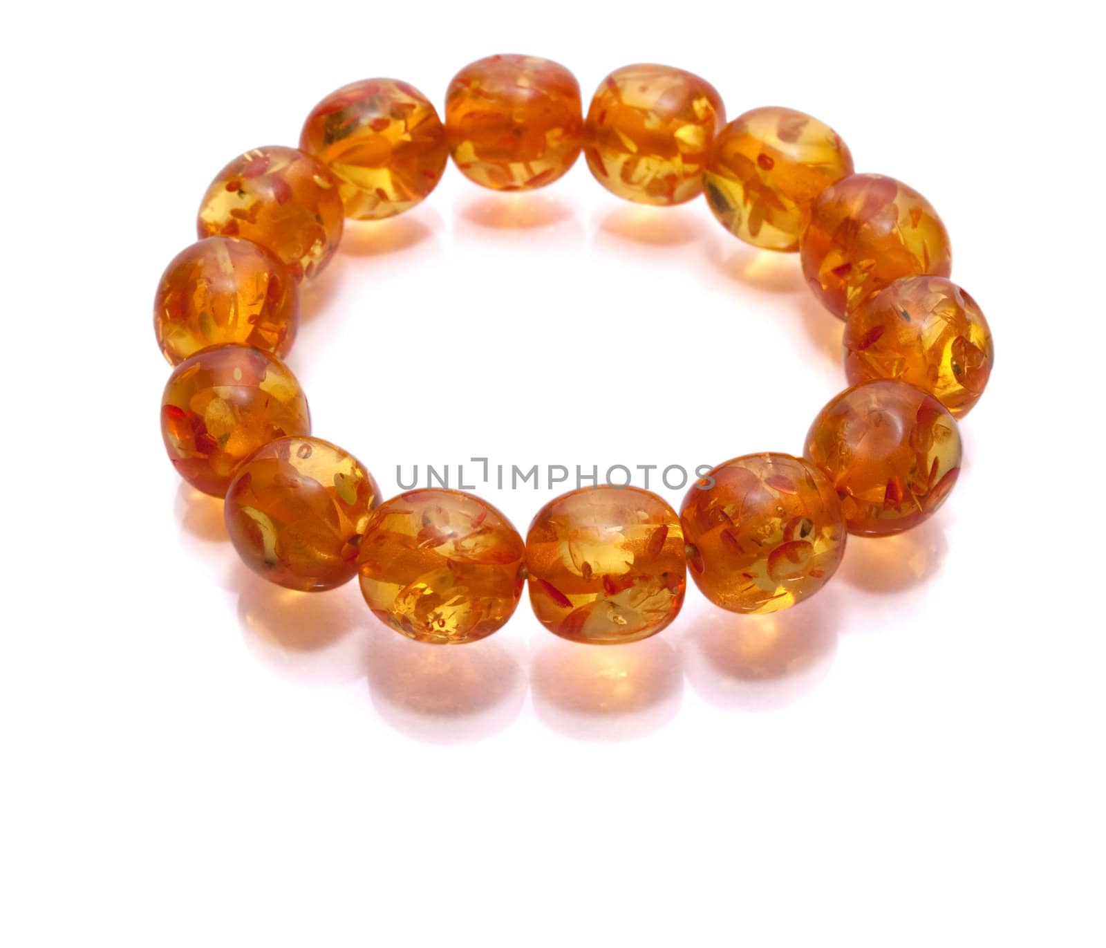 Amber Armlet isolated on white background