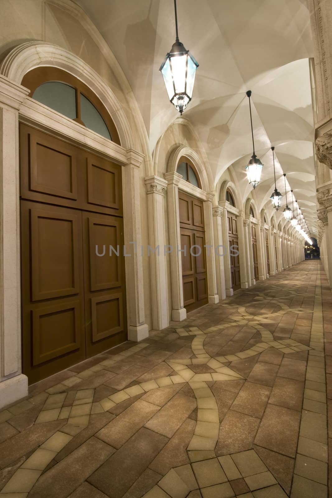 it is a corridor of europe style in macau