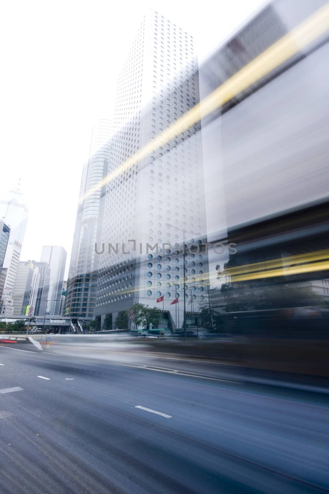 it is traffic through downtown in HongKong
