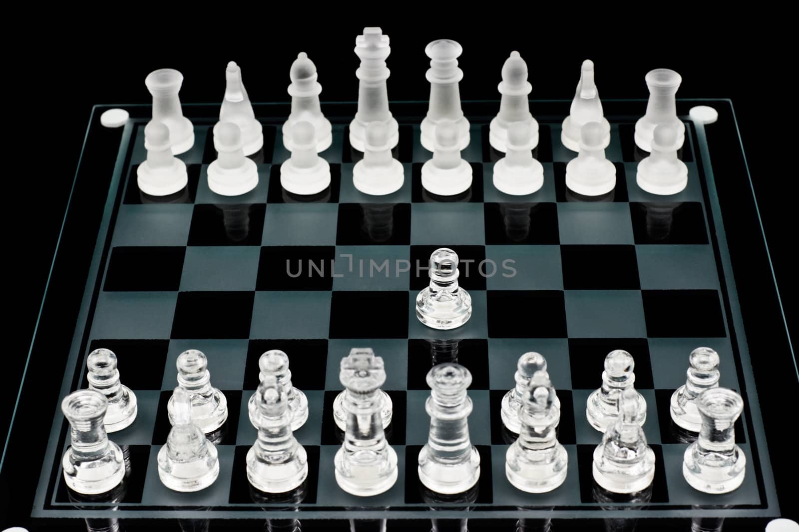 The first move in a chess game
