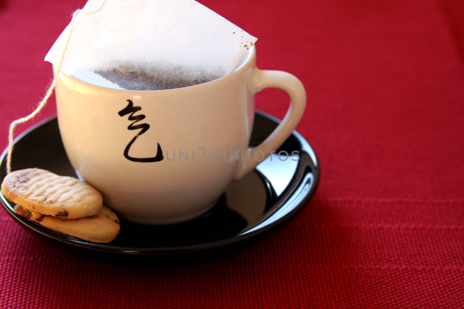Cup of tea, japanese word - energy