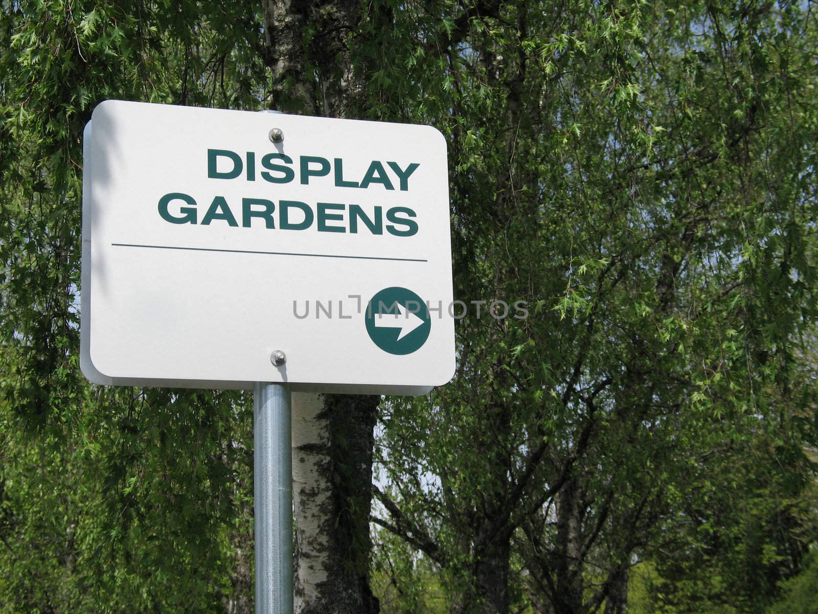 display gardens sign