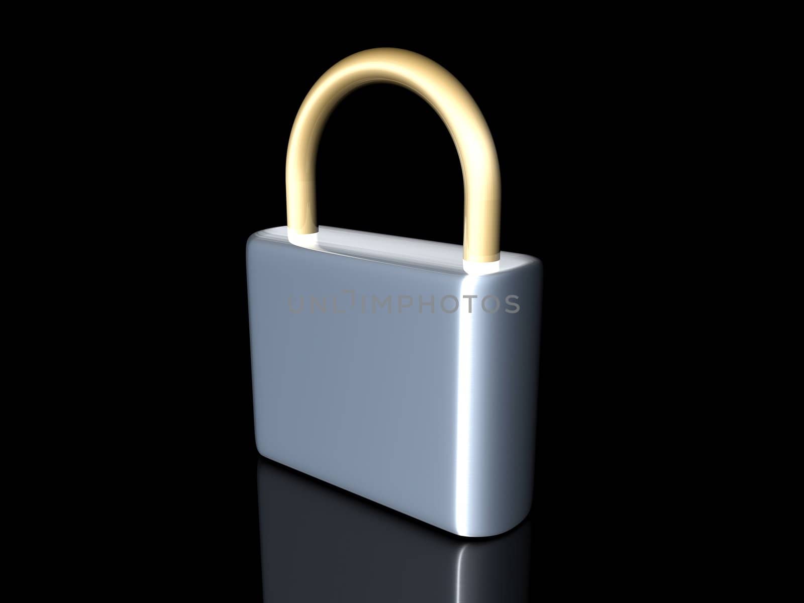 Chrome Padlock by Spectral