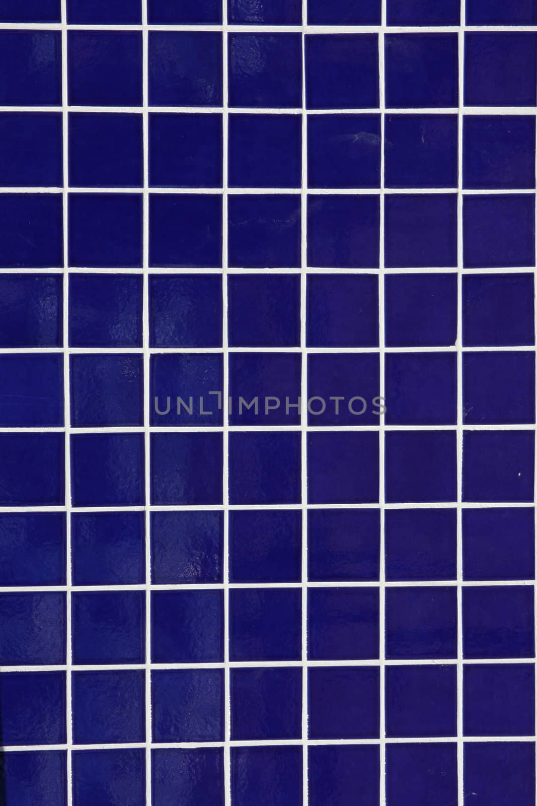Blue wall tile
