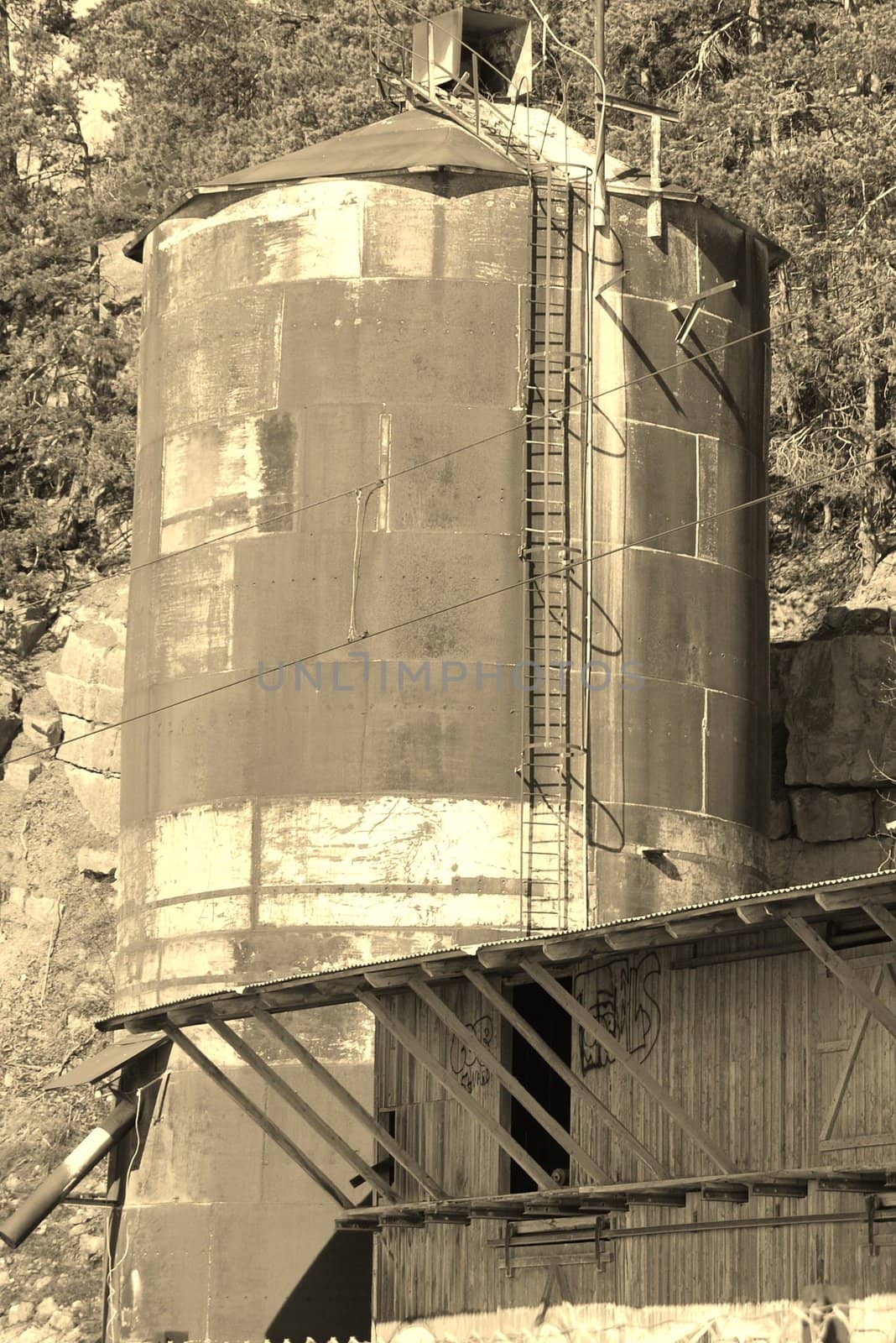 Condemned silo