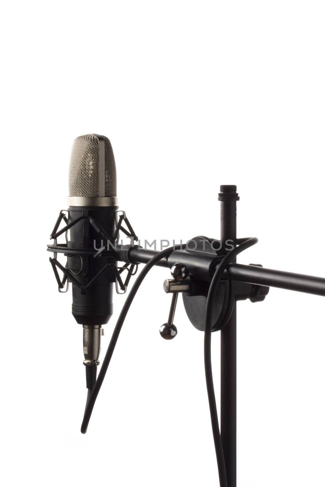 studio microphone on a stand by bernjuer
