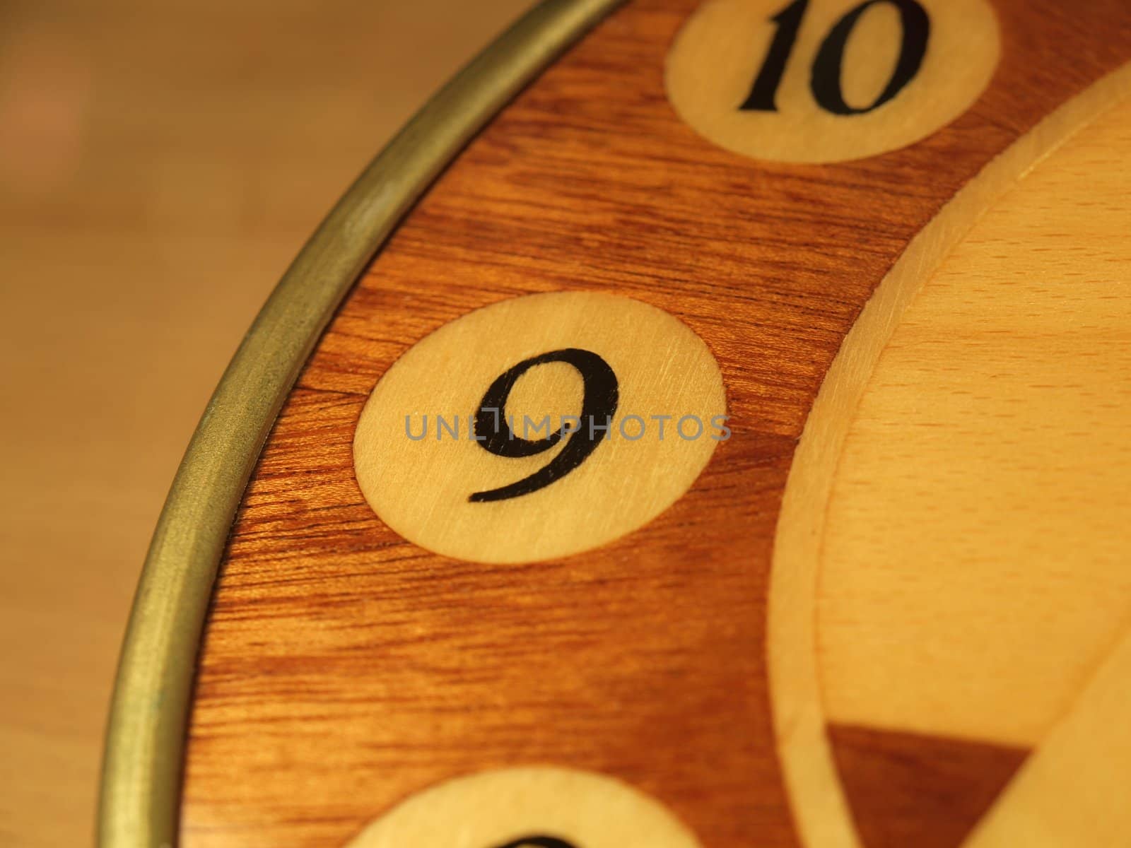 Wooden hours. A fragment. Figure ' nine '    