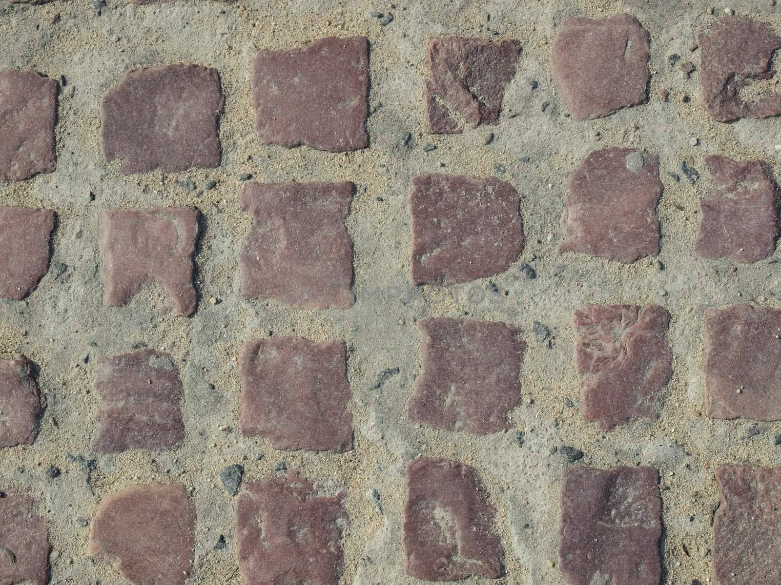 Stone roadway. A background       