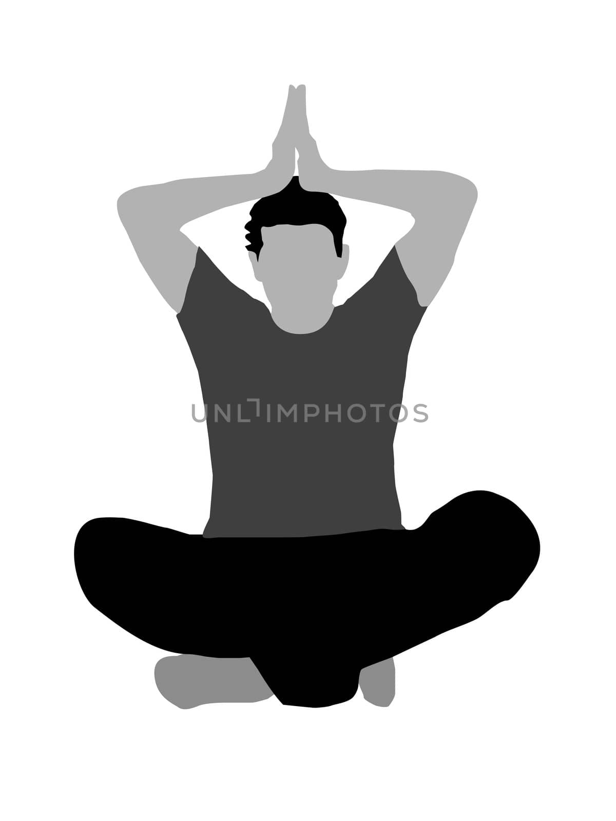 meditating pose by imagerymajestic
