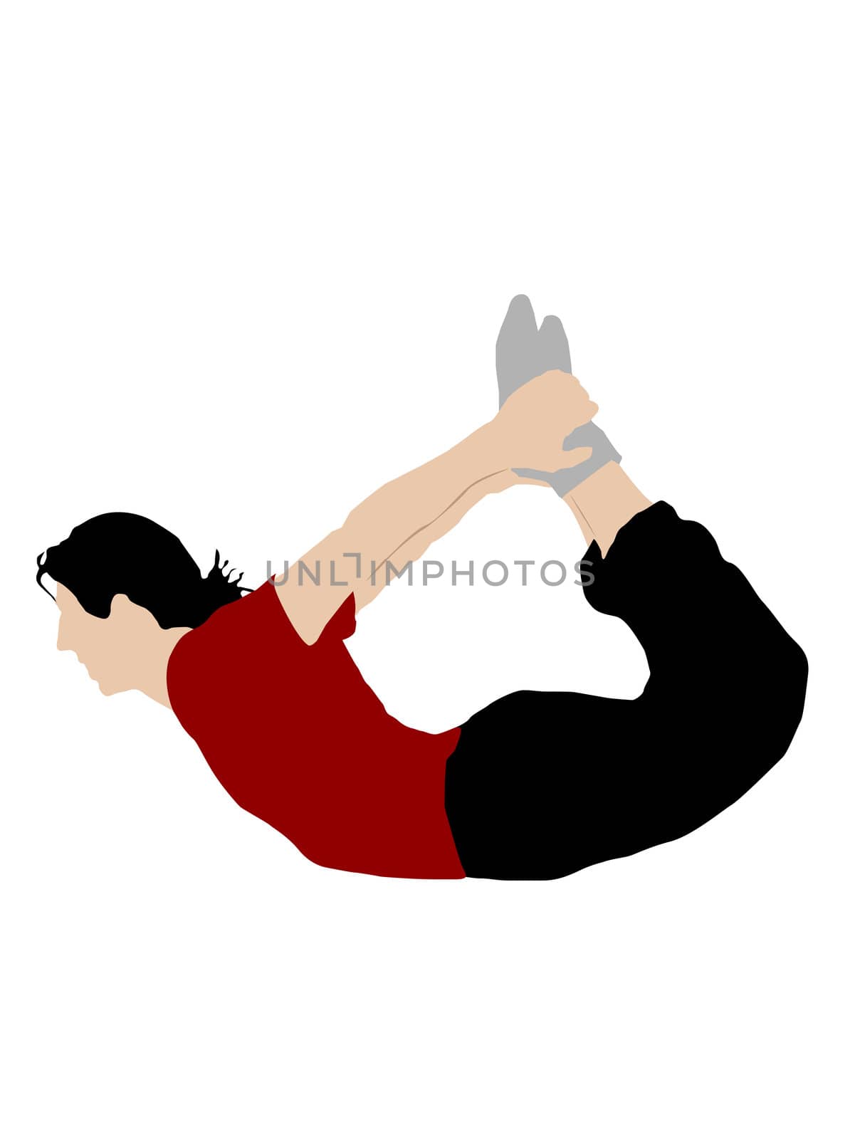 young man doing yoga by imagerymajestic
