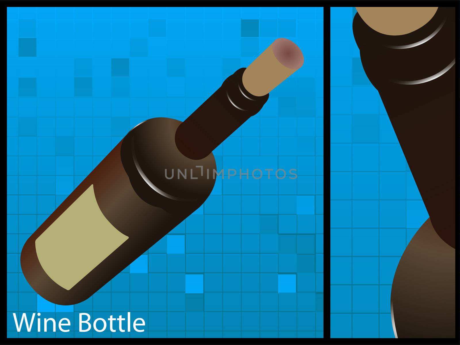 wine bottle by imagerymajestic