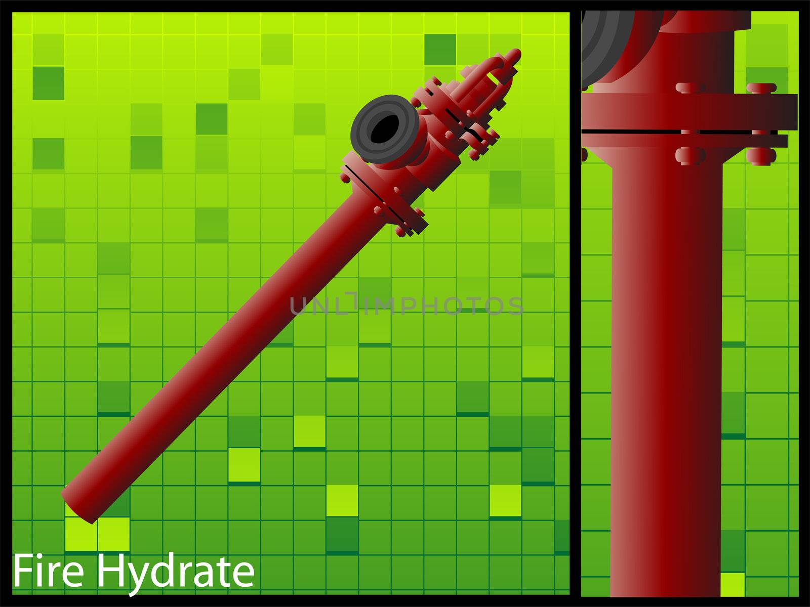 fire hydrant on white background