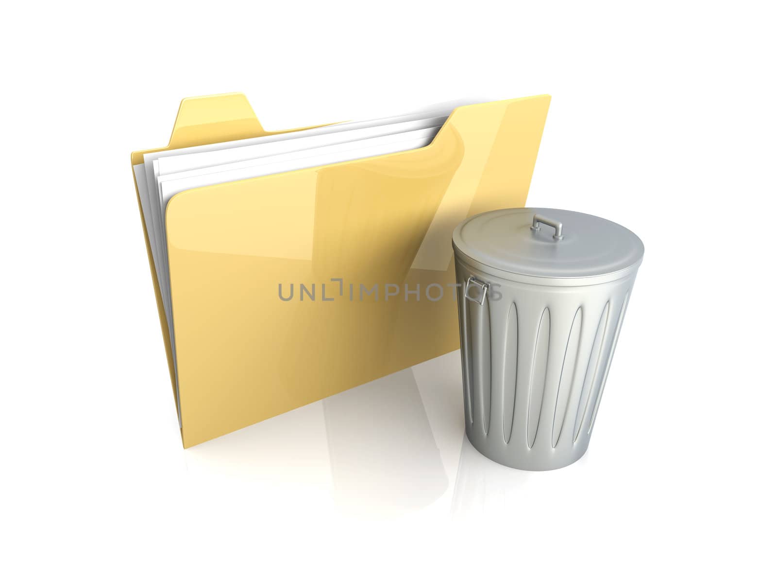 3D rendered Illustration. Isolated on white.