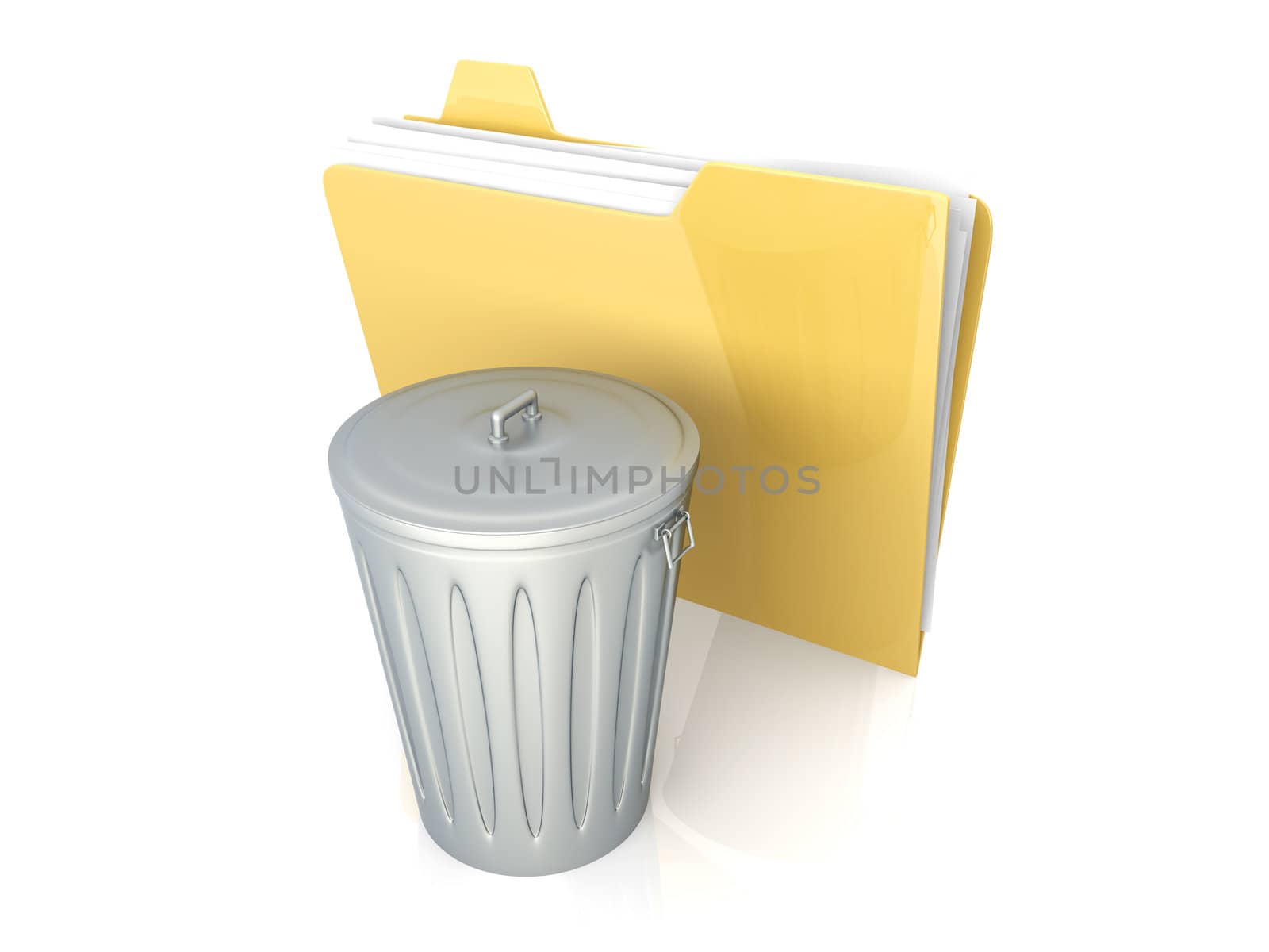 3D rendered Illustration. Isolated on white.