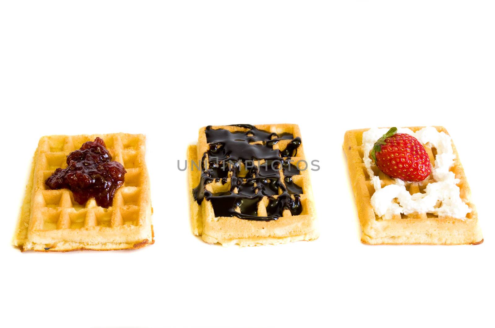 waffles on white by no4aphoto