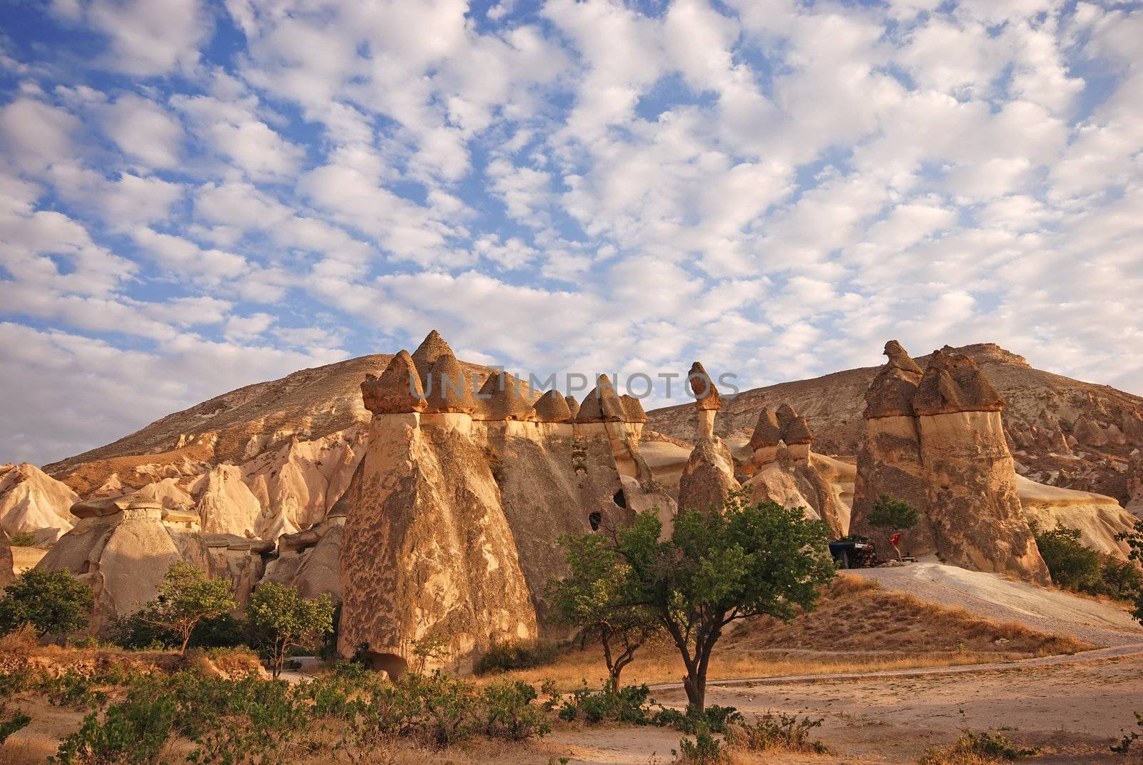 Amazing stone formations, Cappadocia, Turkey