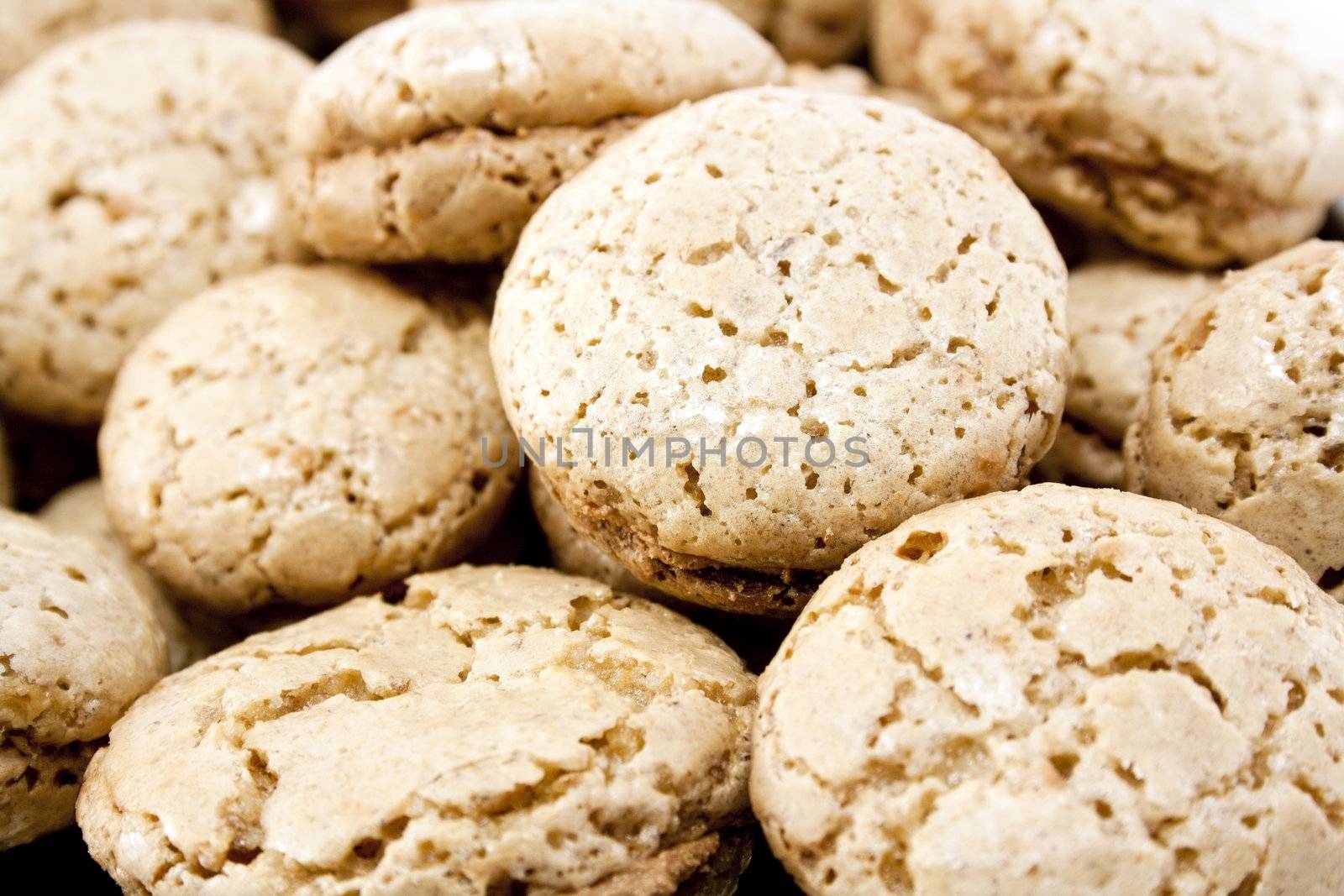 Close-up image of walnut sweets