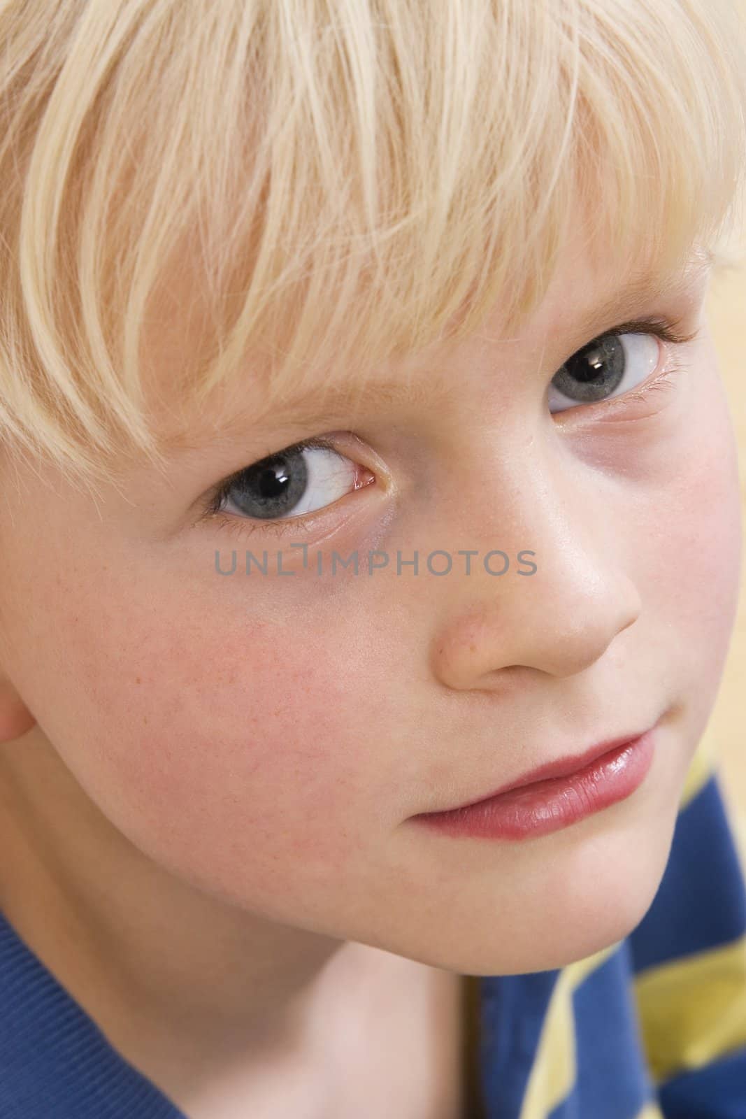 Cute little boy portrait