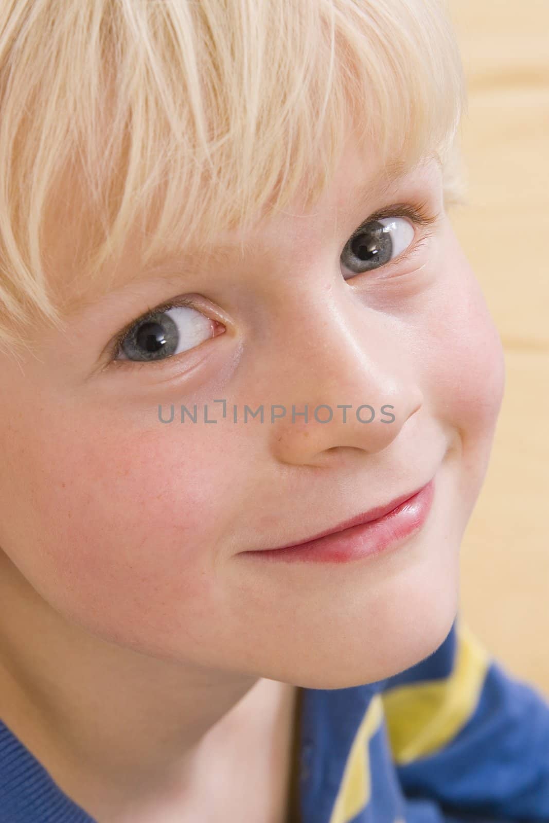 cute smiling little boy portrait