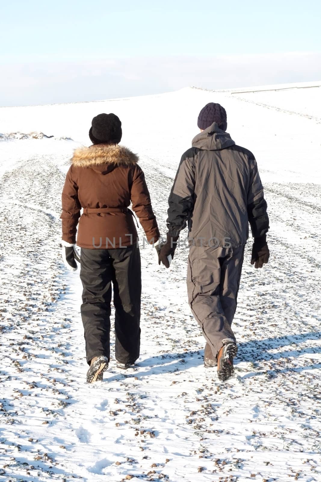 Couple in the snow