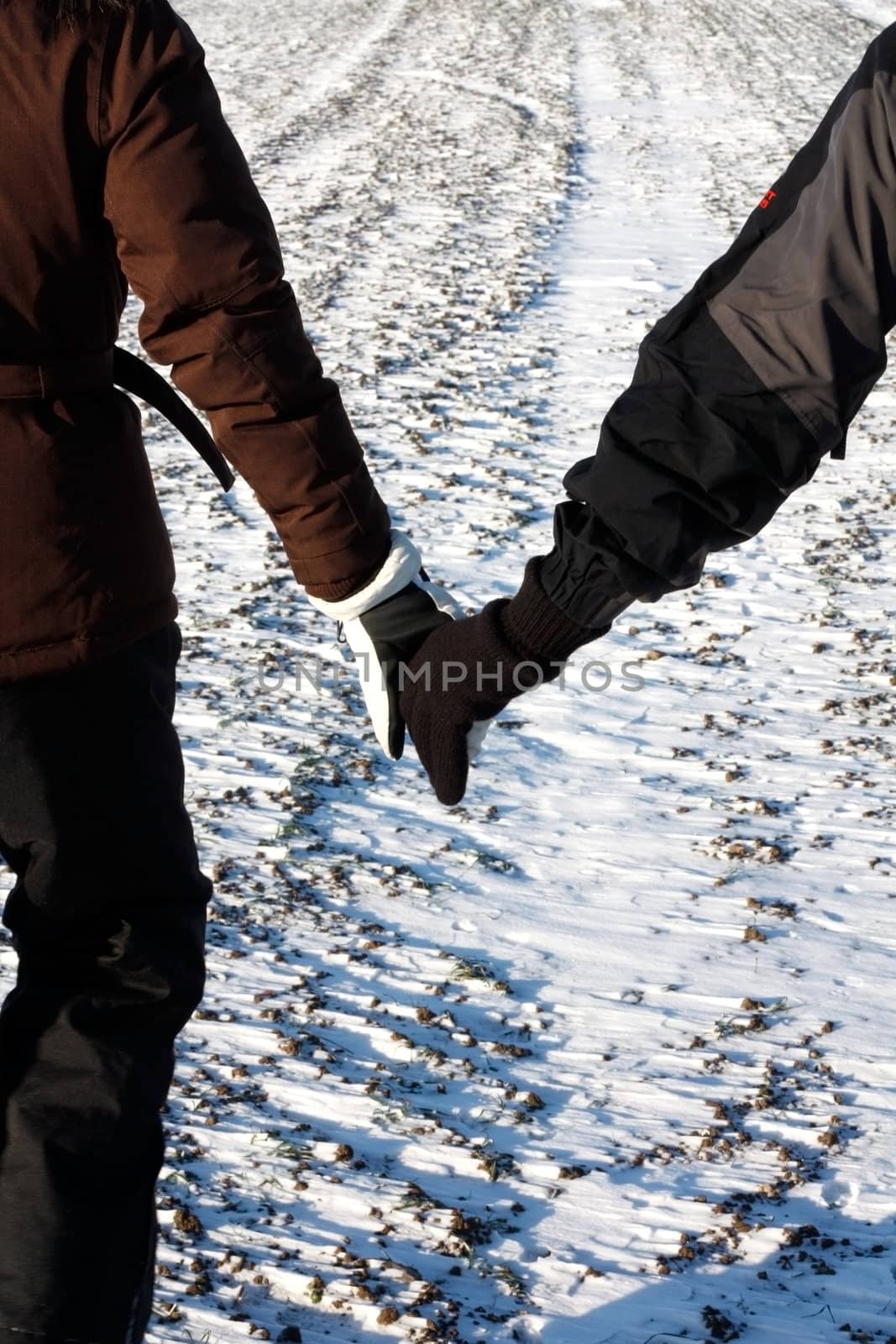 Couple in the snow