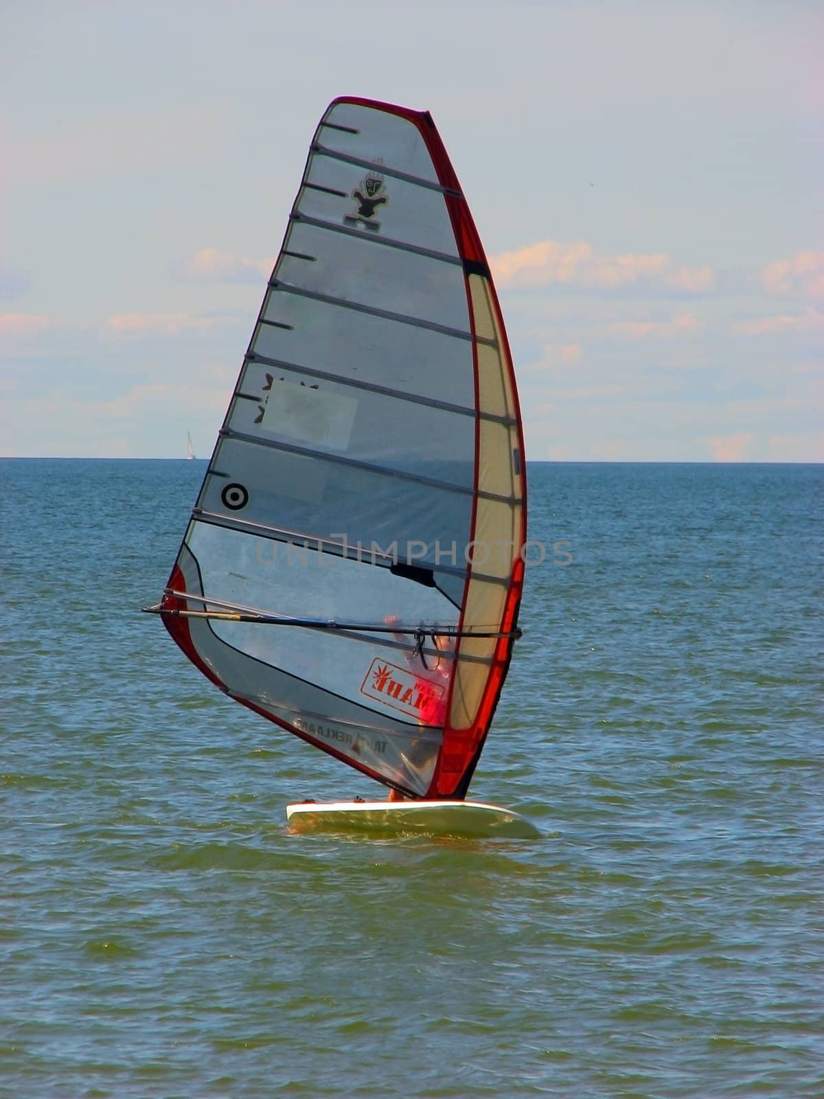 windsurfing in good weather in tallinn