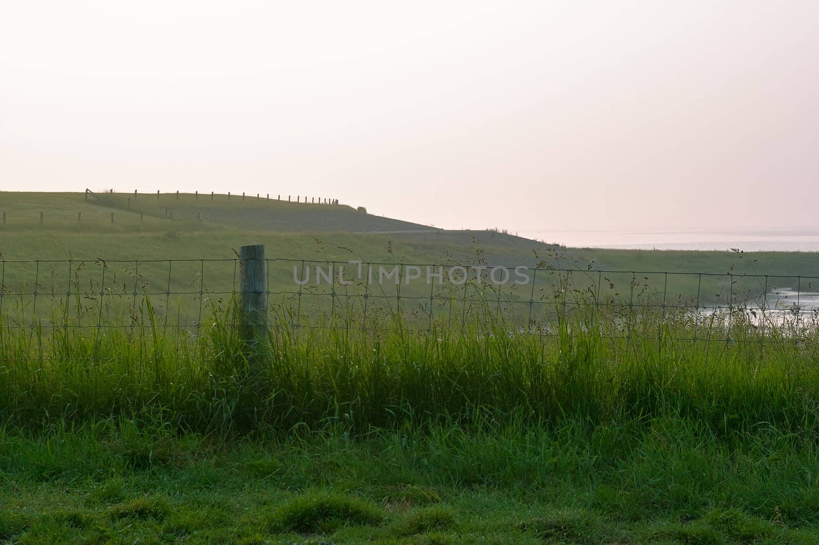 At Vatrop at the former island Wieringen there is a small part of land that is partly indundated.