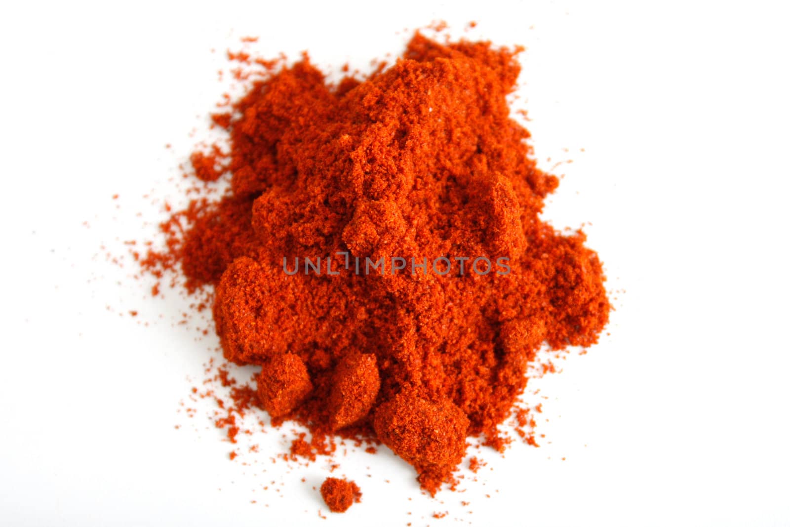 Paprika isolated on white