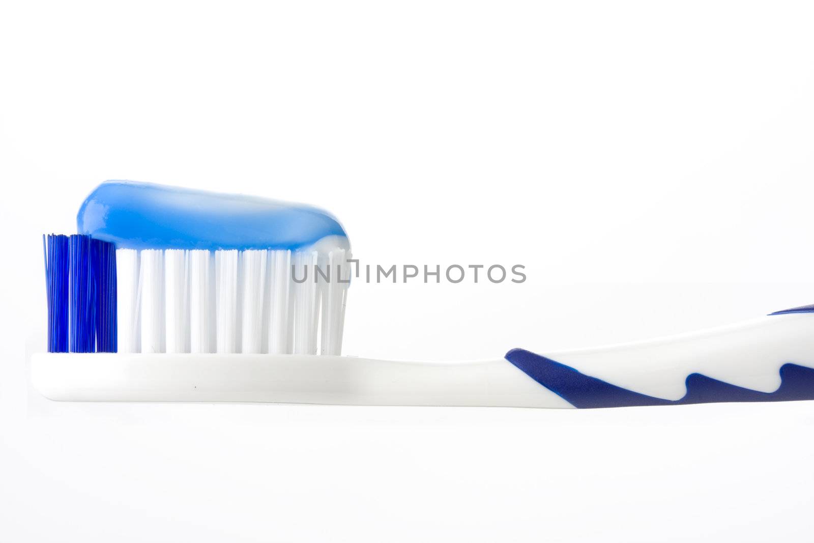 toothbrush isolated on white background by bernjuer